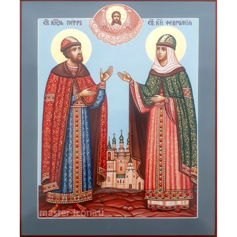 Икона Святых Петра и Февронии