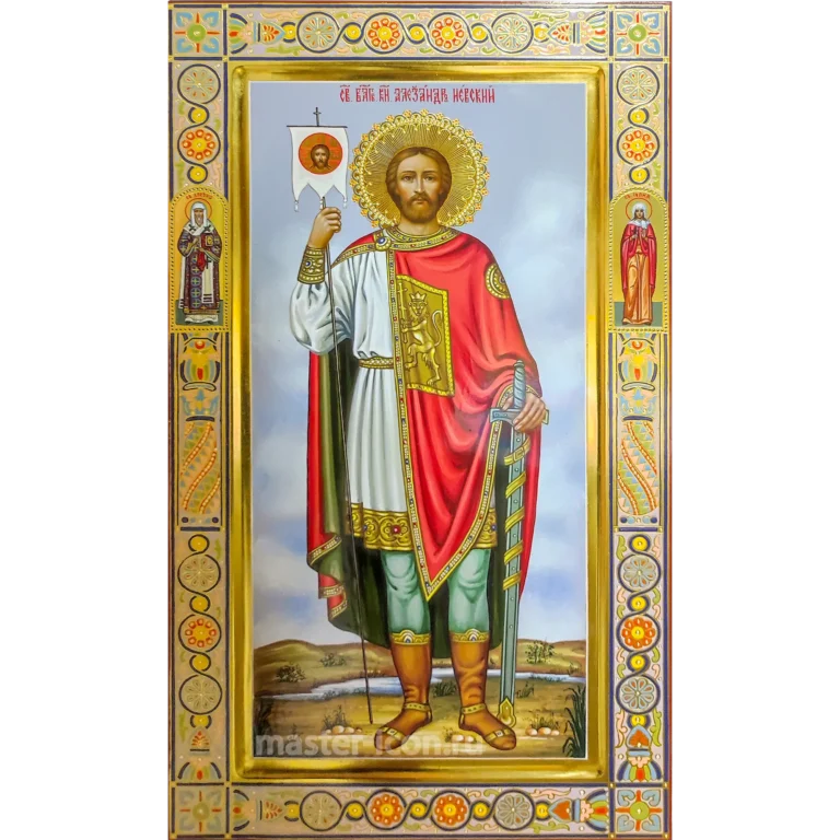 Писанная икона Александра Невского